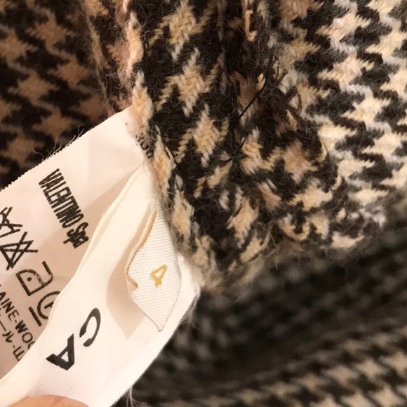 VALENTINO houndstooth wideleg pants - Picture 4 of 5